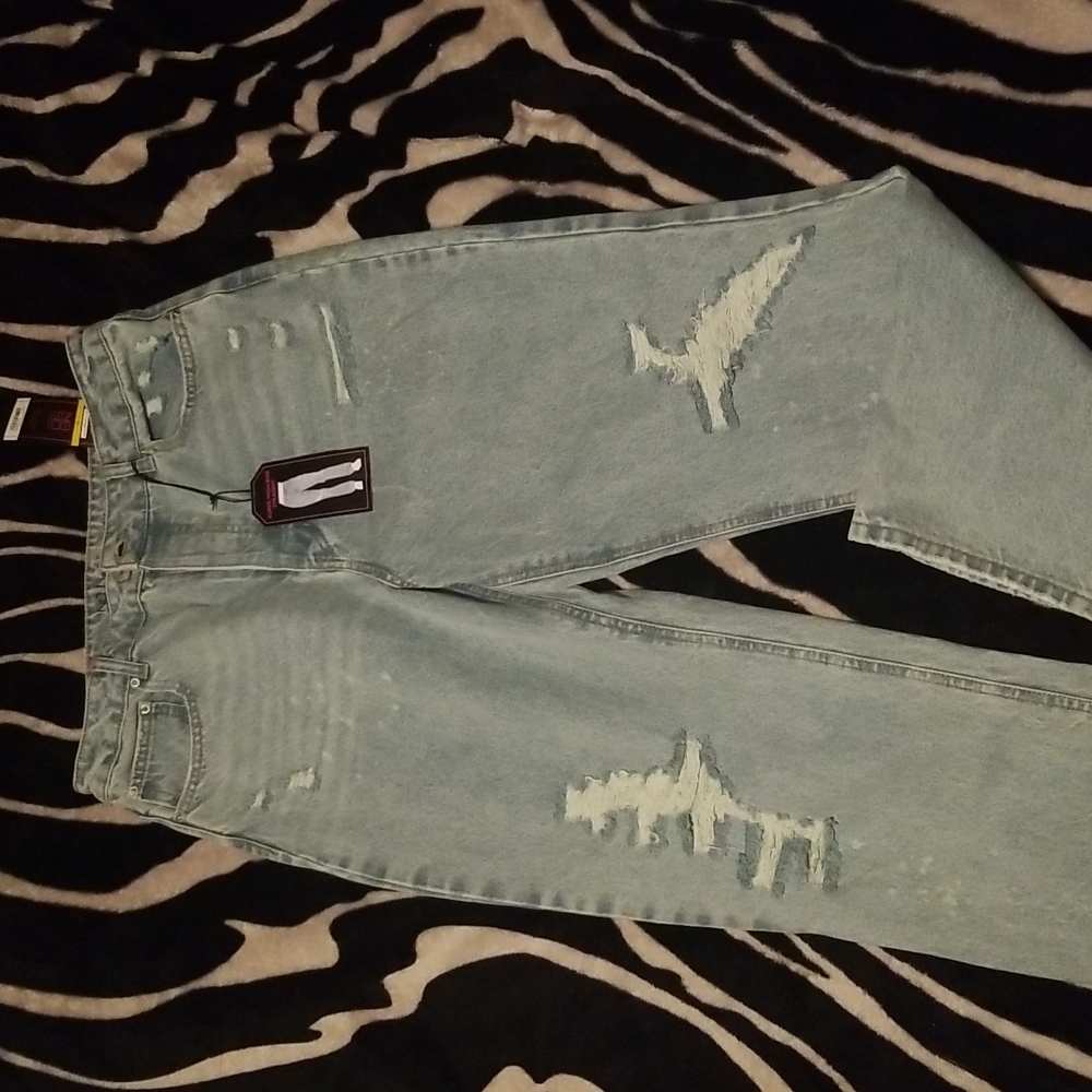 High rise jeans